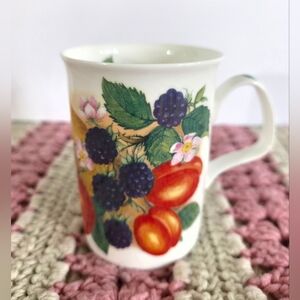 Vintage Roy Kirklham England Fine Bone China 1993 ORCHARD Mug